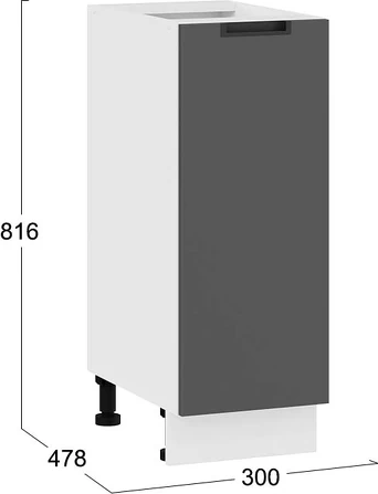Шкаф-стол кухонный ТриЯ Гренада 1Н3