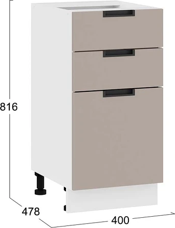 Шкаф-стол кухонный ТриЯ Гренада 1Н4Я3