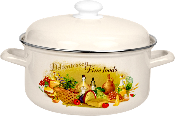 Кастрюля Лысьвенские эмали Италия С-1515АП2/4Жм - фото