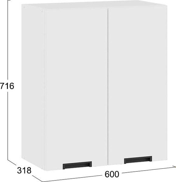 Шкаф навесной для кухни ТриЯ Гренада 1В6