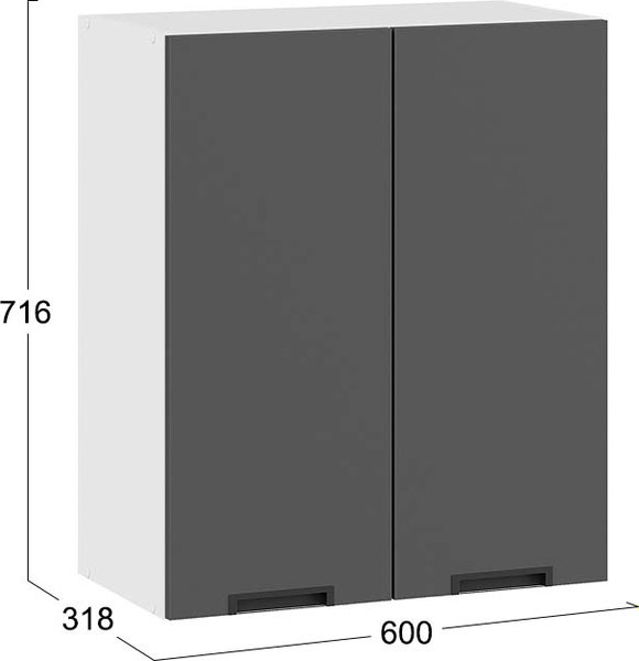 Шкаф навесной для кухни ТриЯ Гренада 1В6