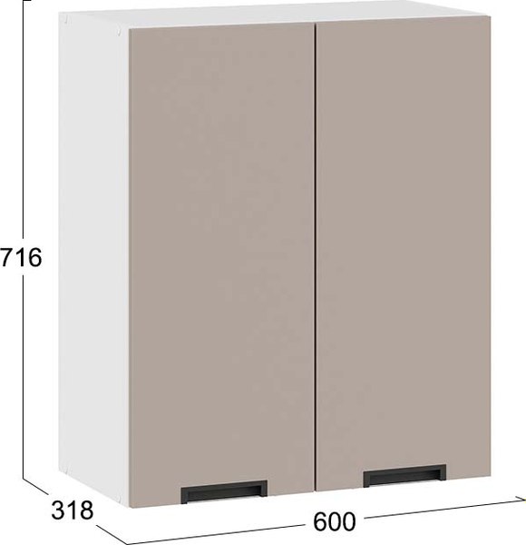 Шкаф навесной для кухни ТриЯ Гренада 1В6