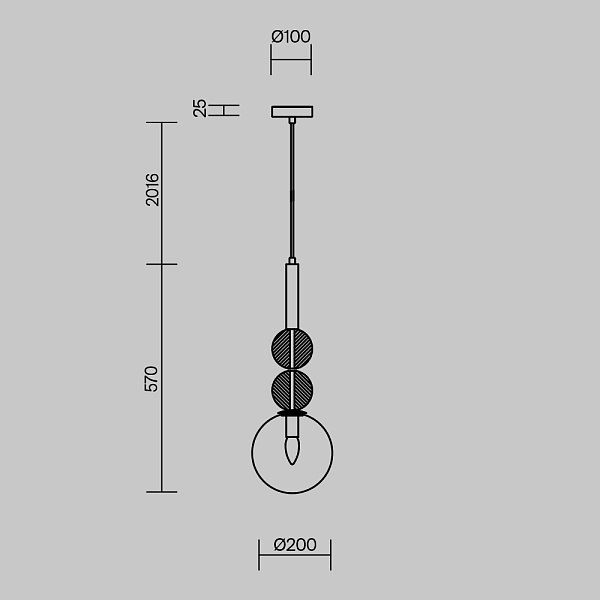 Потолочный светильник Freya Sunspot FR5482PL-01BS2