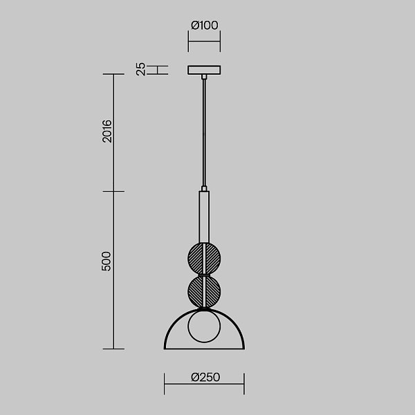 Потолочный светильник Freya Sunspot FR5482PL-01BS1
