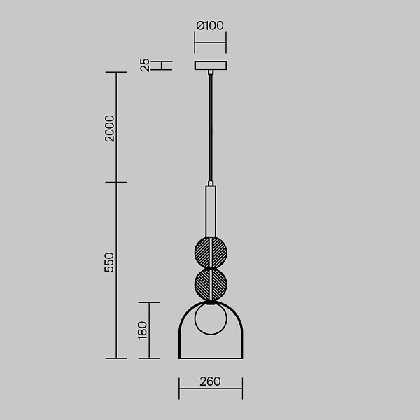 Потолочный светильник Freya Sunspot FR5482PL-01BS