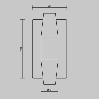 Бра Maytoni Arana MOD401WL-L6BS3K