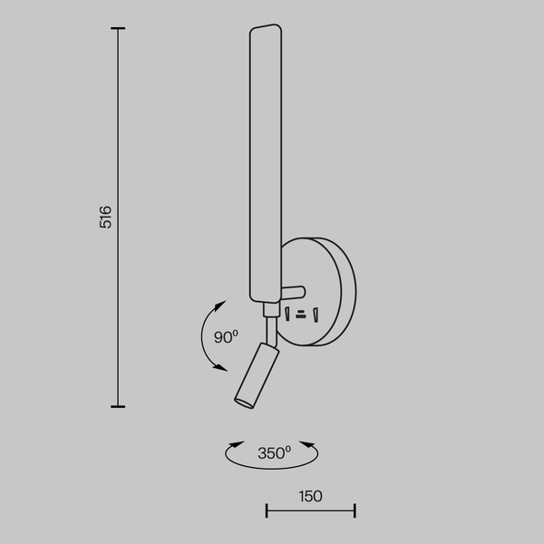 Бра Maytoni Combo MOD214WL-L8B3K1