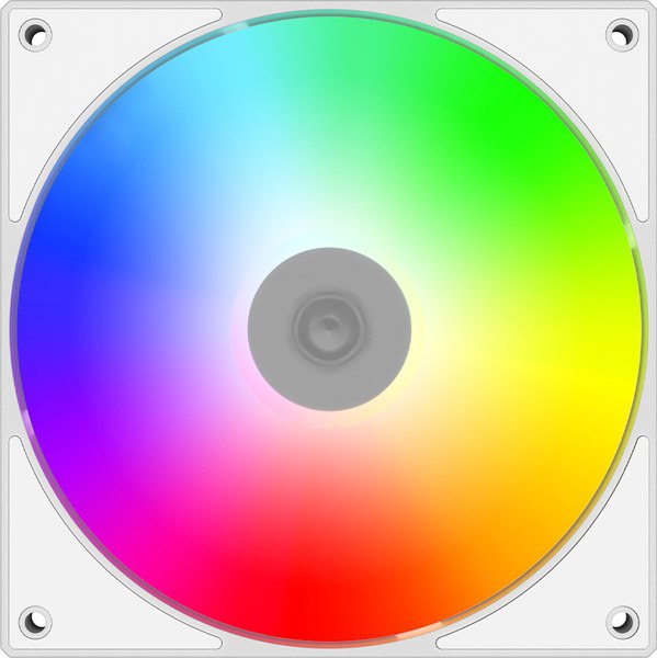 Вентилятор для корпуса ID-Cooling AS-140-ARGB-W