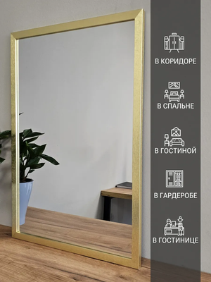 Зеркало Emze Прямоугольное 50x70 / DK4002.AUR