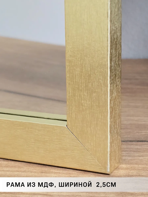 Зеркало Emze Прямоугольное 50x70 / DK4002.AUR