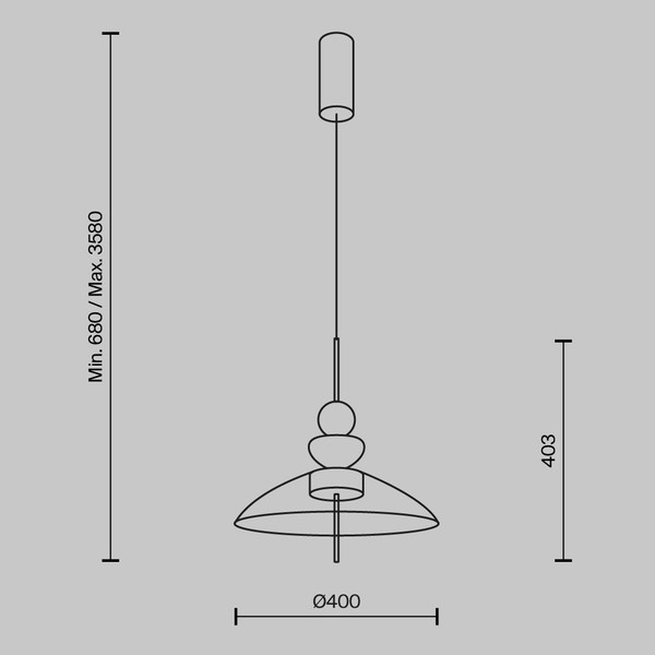 Потолочный светильник Maytoni Bangkok MOD185PL-L12CG3K3