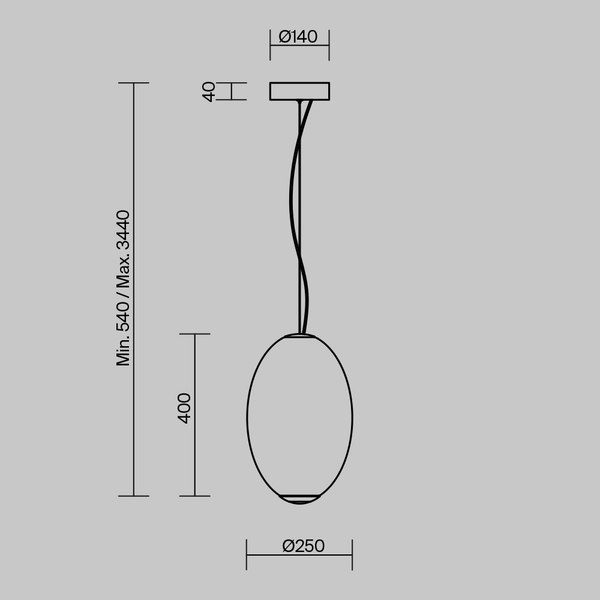 Потолочный светильник Maytoni Bruma MOD397PL-L19CH3K