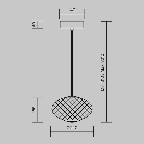 Потолочный светильник Maytoni Bruma MOD397PL-L10B3K