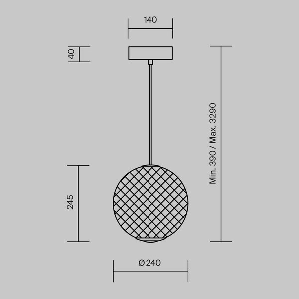 Потолочный светильник Maytoni Bruma MOD397PL-L12B3K