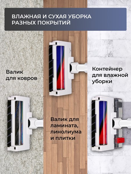Вертикальный пылесос Evolution Smart Clean VCF2613 Wet and Dry