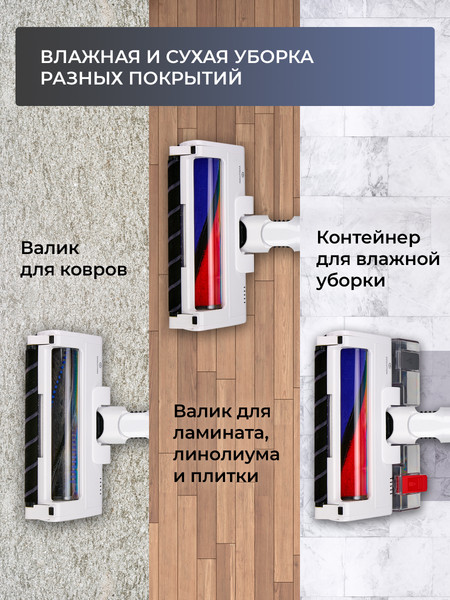 Вертикальный пылесос Evolution Smart Clean VCF2613UV Wet and Dry