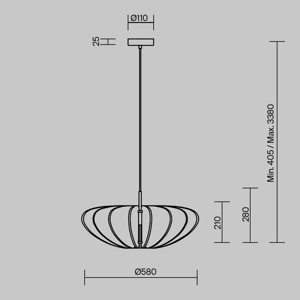 Потолочный светильник Maytoni Cambio MOD398PL-01GR1