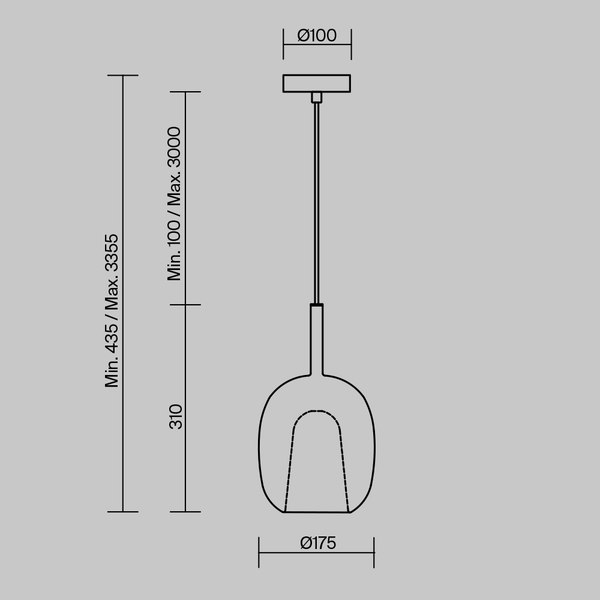 Потолочный светильник Maytoni Duality MOD271PL-01W1