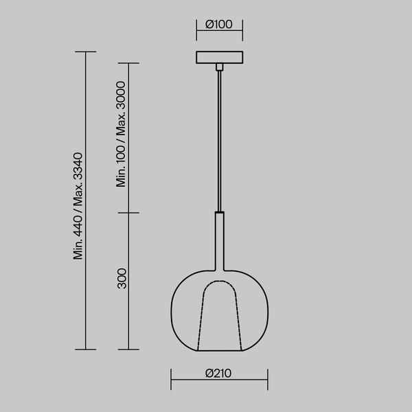 Потолочный светильник Maytoni Duality MOD271PL-01W2