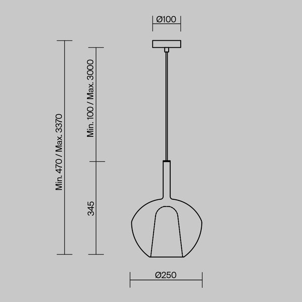 Потолочный светильник Maytoni Duality MOD271PL-01W3