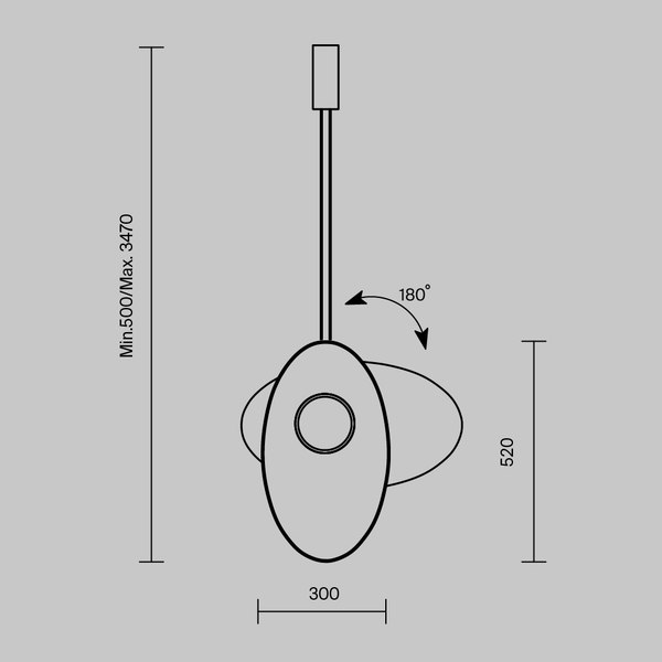 Потолочный светильник Maytoni Evolution MOD396PL-L10GR3K