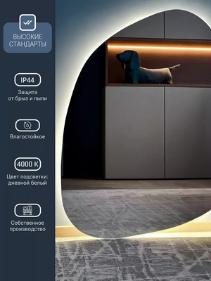 Зеркало Emze 64x80 / LED.NF.64.80.4К