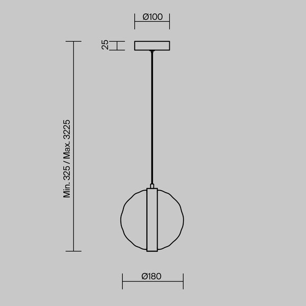Потолочный светильник Maytoni Misterio MOD379PL-L6B3K