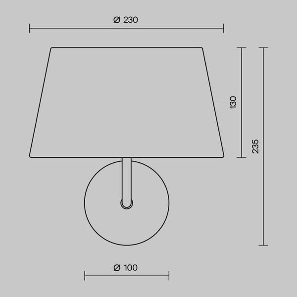 Бра Maytoni Modesto MOD360WL-01BS