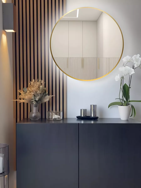 Зеркало Emze 80 / LED.UV.80.80.AUR.MOTION - фото