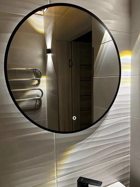 Зеркало Emze 80 / LED.UV.80.80.CHE.AF.4K