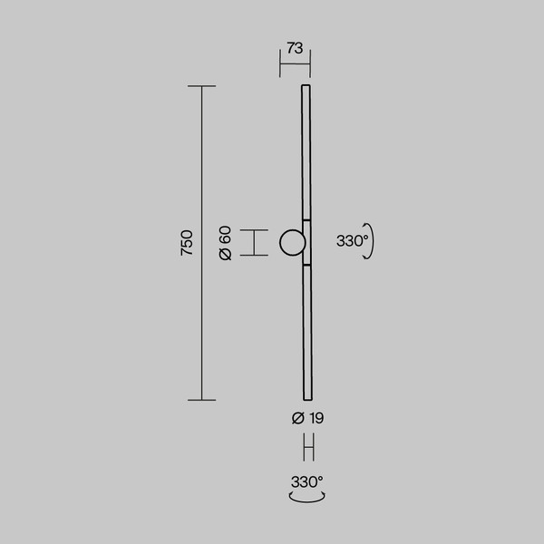 Бра Maytoni Rotera MOD432WL-L9B3K