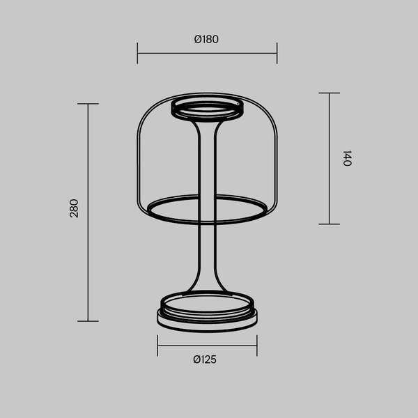 Прикроватная лампа Maytoni Spirito MOD286TL-L8W3K