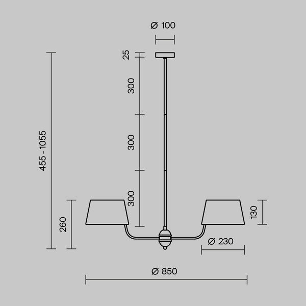 Люстра Maytoni Modesto MOD360PL-06BS