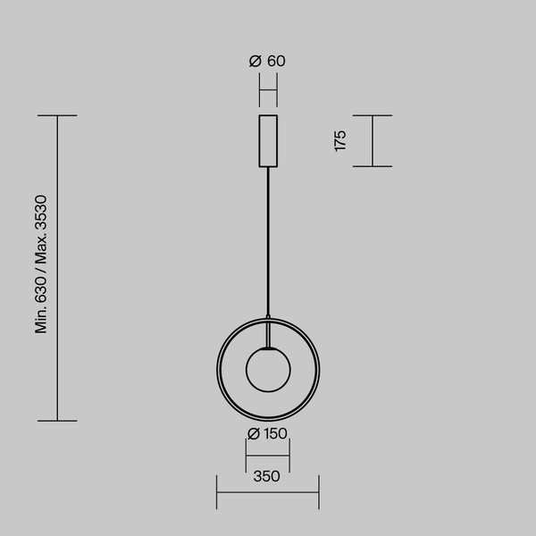 Потолочный светильник Maytoni Paparazzi MOD407PL-L12B3K1