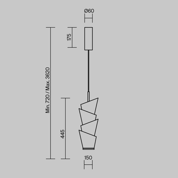 Потолочный светильник Maytoni Seoul MOD374PL-L28W3K