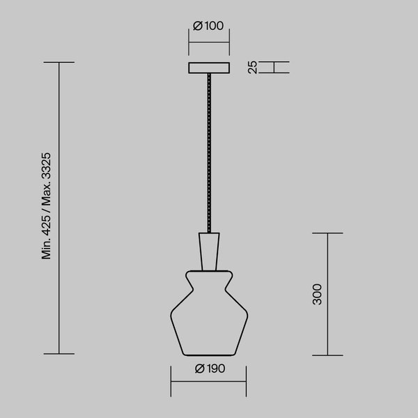 Потолочный светильник Maytoni Toys MOD405PL-01W1