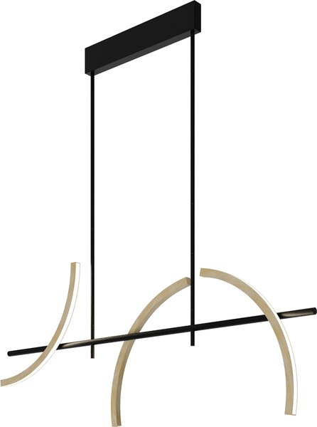 Люстра Maytoni Wabi MOD428PL-L20BK