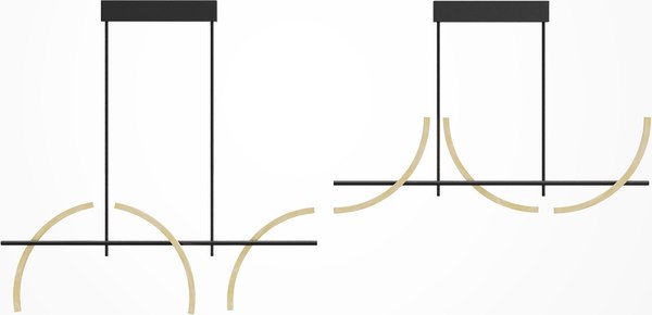 Люстра Maytoni Wabi MOD428PL-L20BK