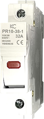 Предохранитель-разъединитель КС 10х38 1P / PR10-38-1 - фото