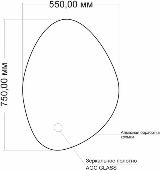 Зеркало Mixline Лидия 555935