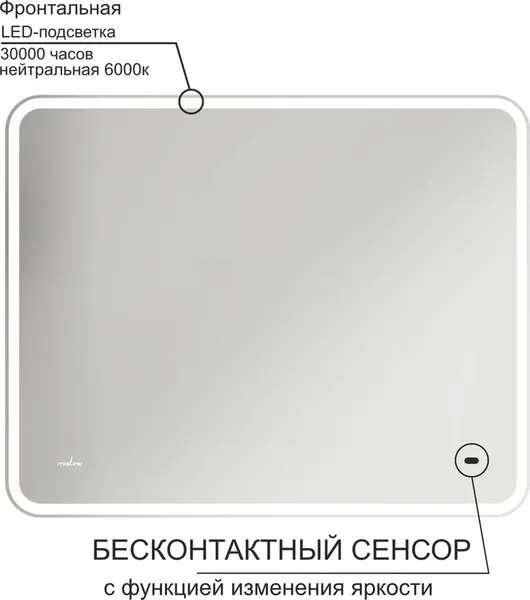 Зеркало Mixline Турин 555285