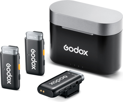Радиосистема микрофонная Godox WEC-S Kit2 Накамерная / 31968