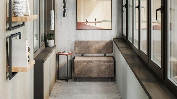 Скамья ТриЯ Брайтон прямая 80