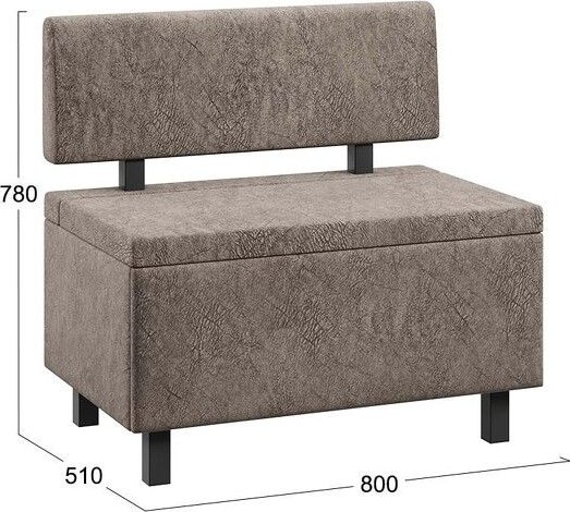 Скамья ТриЯ Брайтон прямая 80