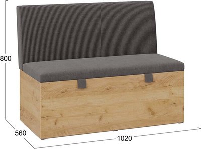 Скамья ТриЯ Мальта прямая