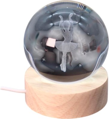 Ночник ILikeGift Ballerina 3D / 149-022 - фото