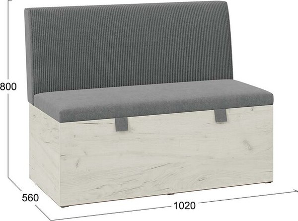 Скамья ТриЯ Мальта прямая