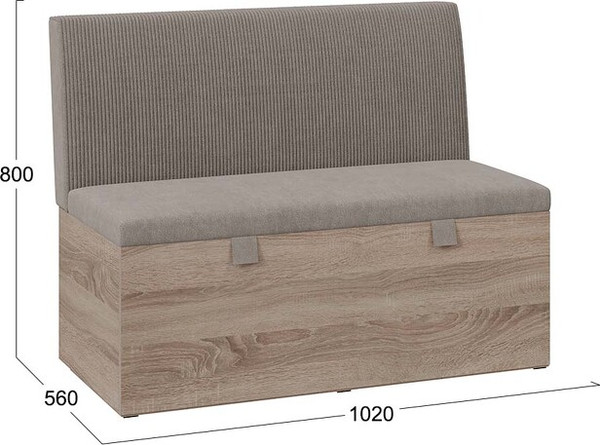 Скамья ТриЯ Мальта прямая