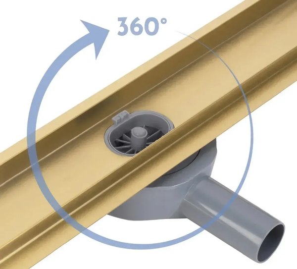 Трап для душа REA Neox Pro 1000 Matt Gold / REA-G2850