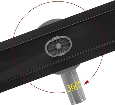 Трап для душа REA Neox Pro 500 Black / REA-G2741